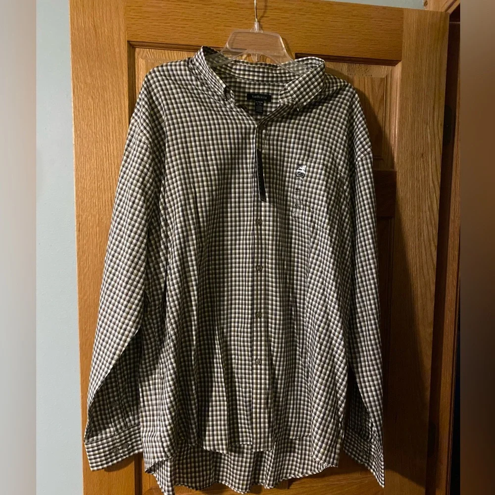 NWT Van Heusen Premium No Iron Long Sleeve Shirt Size 18-18 1/2 - Picture 3 of 6